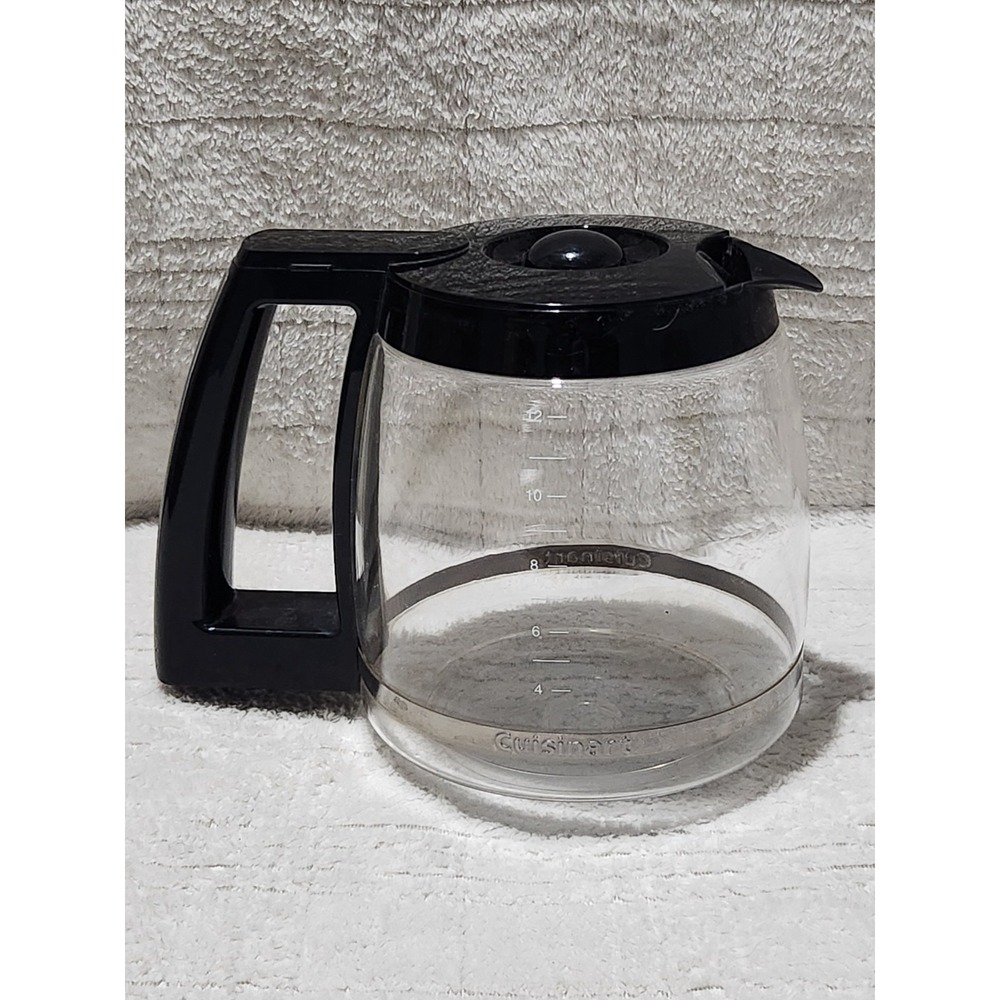 Cuisinart 12 Cup Coffee Maker‎ Replacement Carafe Glass Pot Black
